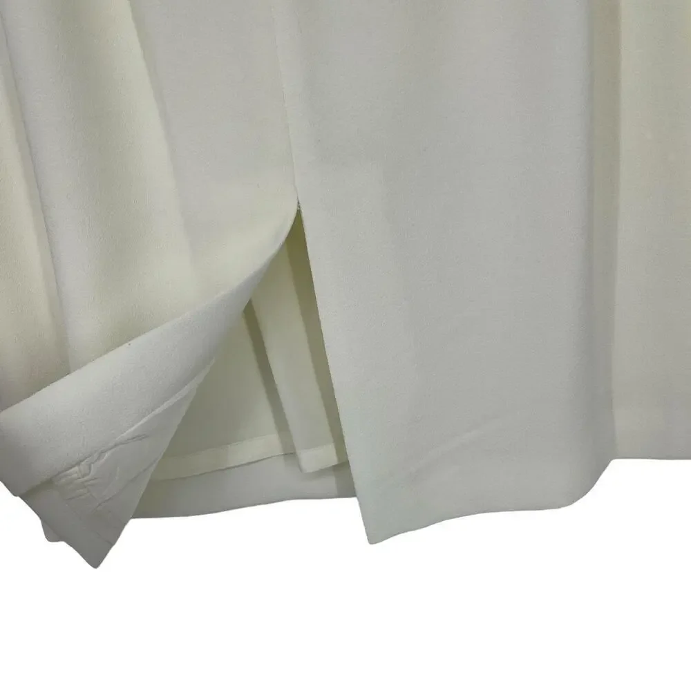 Vintage Adrianna Papell Skirt & Top Set Embroidered White‎ 8 - Picture 12 of 12